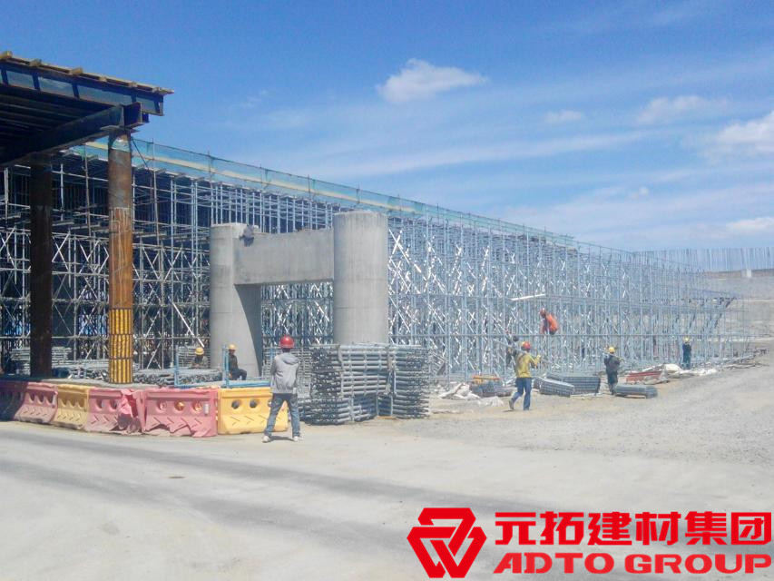 集宁外环项目使用元拓盘扣式脚手架